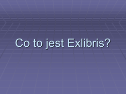 Co to jest Exlibris?