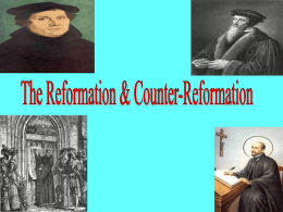 Reformation PowerPoint