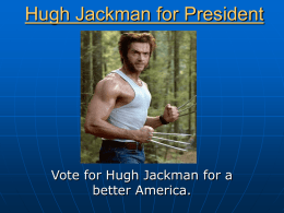 Vote Hugh Jackman