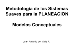 Metodología de los Sistemas Suaves Modelos Conceptuales Juan