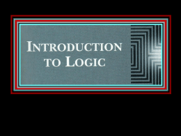 For it to be an ARGUMENT - Integratedlifestudies.org