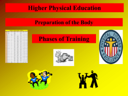 8. Phases of Training