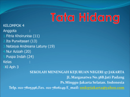 Tata Hidang - WordPress.com