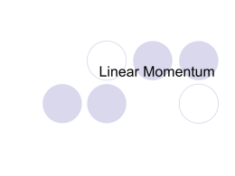 Linear Momentum - Teknik Listrik D3