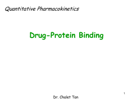 Drug-Protein Binding