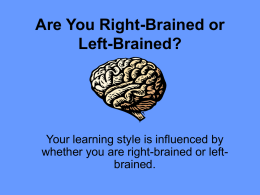 Are You Right-Brained or Left