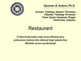 Restaurant - Blog Universitas Udayana