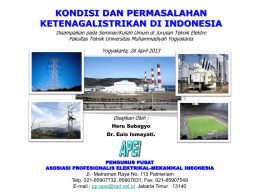 Kondisi & Permasalahan Ketenagalistrikan di Indonesia 2 for