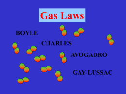 1 Gas Laws