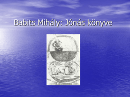 Babits Mihály: Jónás könyve