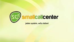 Call centrum pre malé a stredné e-shopy Chýba Vášmu