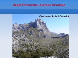 reljef primorske i gorske Hrvatske