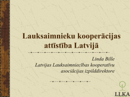 Linda Billes prezentācija latviešu valodā