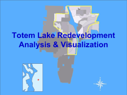 Totem Lake Redevelopment Analysis & Visualization
