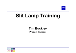 1 basic course slit lamps