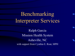 Benchmarking Interpreter Services