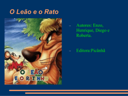 O LE&Atilde;O E O RATO