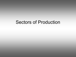 Sectors of Production