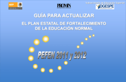 Guía PEFEN 2011 - 2012