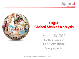 Yogurt Global Market Analysis