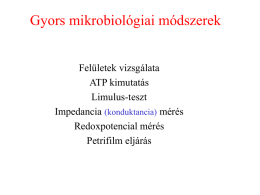 7. Gyors mikrobiológiai módszerek1