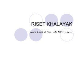 Riset Khalayak 9 – competitor survey
