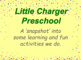 Little Charger Preschool