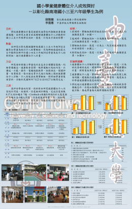 96南港國小健康體位海報