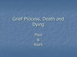 Grief Process, Death and Dying