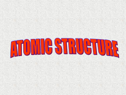 ATOMic structure