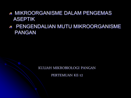 Mikrobiologi Pangan Pert-12