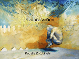 depressiooni
