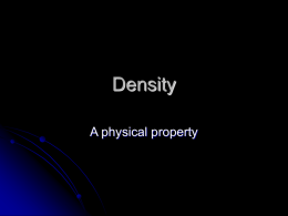 Density