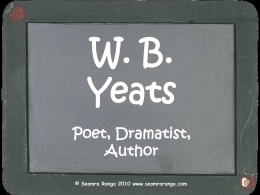 W. B. Yeats - Show My English