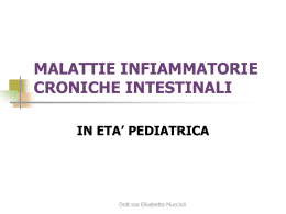 malattie infiammatorie croniche intestinali