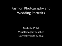 Fashion Photography and Wedding Portraits
