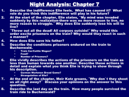 Night Analysis: Chapter 7