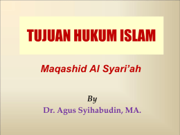 Maqashid Syariat
