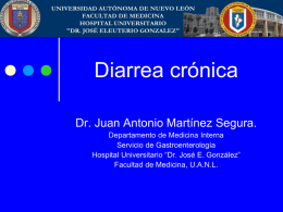 Diarrea crónica (2) - Facultad De Medicina