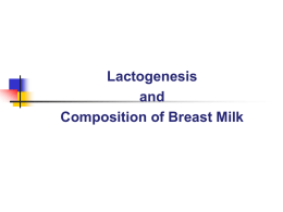 DOWNLOAD Lactogenesis and Composition of Breast Milk