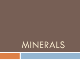 Mineral Resources[1]