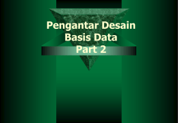 3. Pengantar Desain Basis Data-2