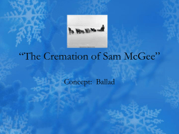 “The Cremation of Sam McGee”
