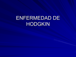 ENFERMEDAD DE HODGKIN