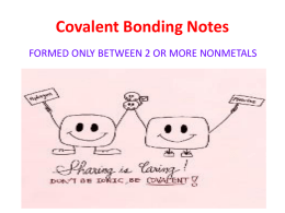 Ionic vs Covalent Bonding