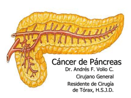 Cáncer de páncreas - 7mo Semestre UCIMED II-2012