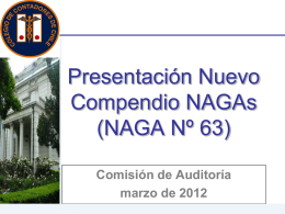 Nuevo Compendio NAGAs (NAGA Nº62)