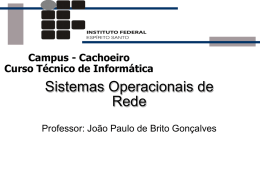 Sistemas Operacionais de Redes