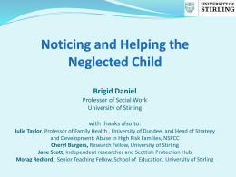 Noticing and Helping the Neglected Child - Propel