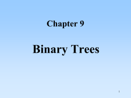 Ch 9 Binary Trees